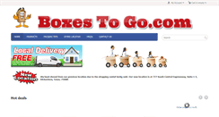 Desktop Screenshot of boxestogo.com